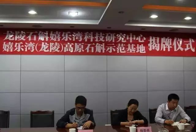 禮嘉鎮(zhèn)舉行“龍陵石斛嬉樂灣科技研究中心”、“嬉樂灣（龍陵）高原石斛示范基地”揭牌儀式